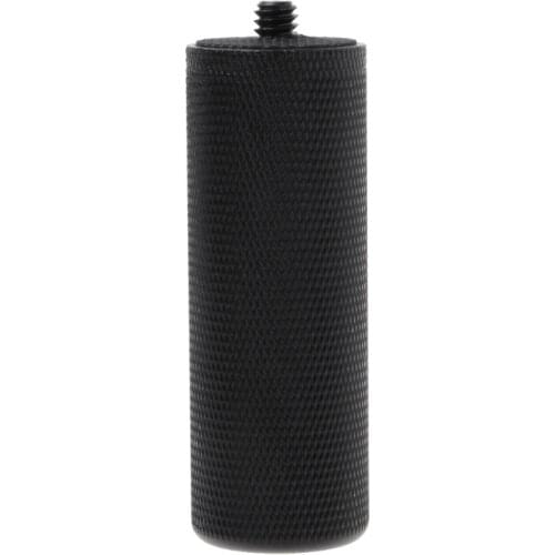 1/4'' Metal Black Handle Hand Grip Stabilizer Stick Camera Accessory for LED Flash Light Video SLR DSLR Camera 1/4 screw Grip