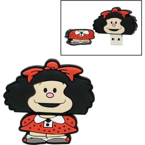 Cute Orangutan USB Flash Drive Mafalda USB 2.0 Pen Drive 128GB Usb Stick Pendrive 64GB Flash Card 32GB Flash Memory Stick Disk