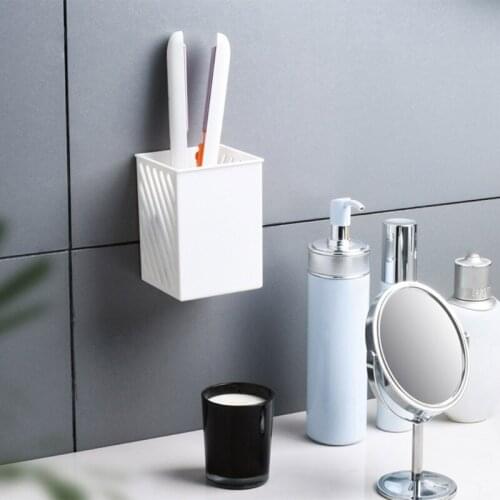 Multifunctional Desktop Pen Container Student Pencil Holder White Makeup Brush Holders for Office, Study Room, Bathroom