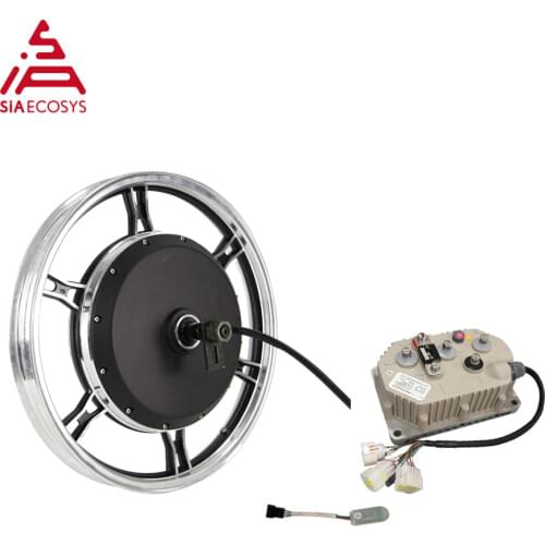 SiAECOSYS QSMOTOR 17x1.6inch 2000W 72V 70kph in wheel Hub Motor with KLS7222H controller motor kits for electric Scooter