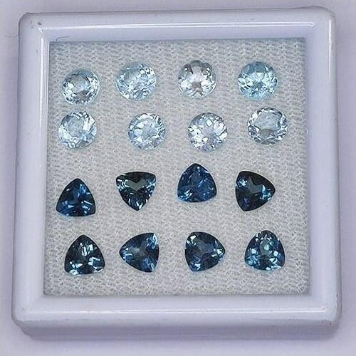4,52ct Set London Blue & Sky Blue Topaz