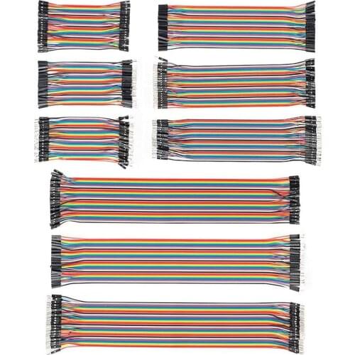 360 pcs Dupont Cables Breadboard Jumper wires 10 20 30 cm Ribbon cables Kit male to female to male Dupont lines Kit for Arduino