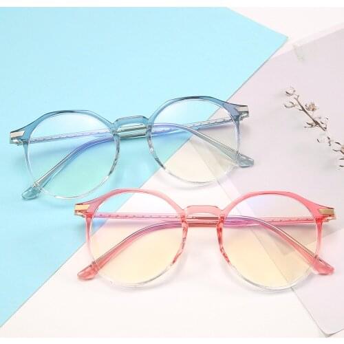 Computer Glasses Men Spectacle Frames Anti Blue Light Goggles Anti Glare Eyeglasses Frame Women Square Clear Lens Fake Glasses