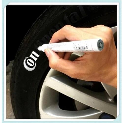 Car Tyre Tread White Waterproof Permanent Paint Marker Pen for Chevrolet Chevelle FNR 1970 1967 Cavalier Volt SS FNR-X Matiz