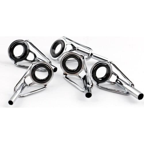 30pcs/set 6 Kinds of Diameter Fishing Rod Guides Ring Saltwater for Outdoor Fishing Pesca Iscas Tools Fish Tackle Accessories