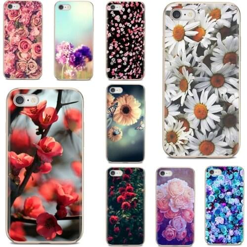 For Huawei Y6 Y5 2019 For Xiaomi Redmi Note 4 5 6 7 8 Pro Mi A1 A2 A3 6X 5X 7A Retail Silicone Phone Case My Lockscreens Flowers