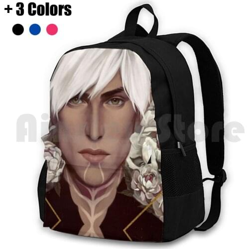 Dragon Age : Fenris Outdoor Hiking Backpack Waterproof Camping Travel Dragon Age Fenris Dragon Age Fenris Da Da2 Dragon Age 2