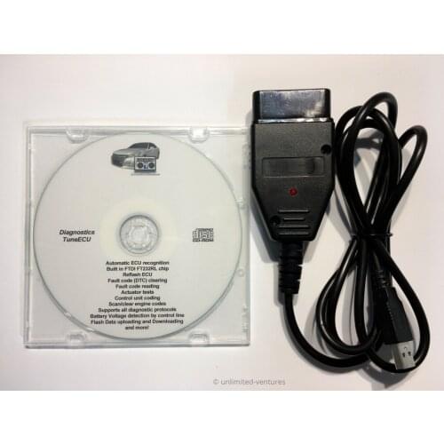 USB cable for Triumph Motorcycles TuneECU FTDI FT232RL Chip OBD2 Tune ECU