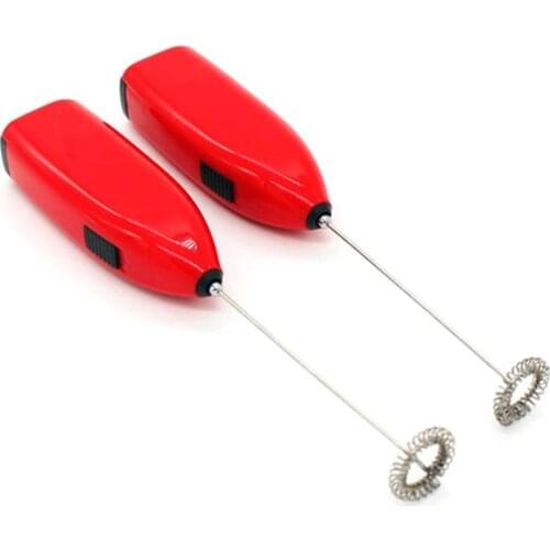 Fashion Drinks Milk Frother Foamer Whisk Mixer Stirrer Egg Beater Electric Mini Handle Cooking Tools 66CY