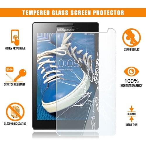 Screen Protector for Lenovo Tab 2 A7-20 7.0" Tablet Tempered Glass 9H Premium Scratch Resistant Anti-fingerprint Cover