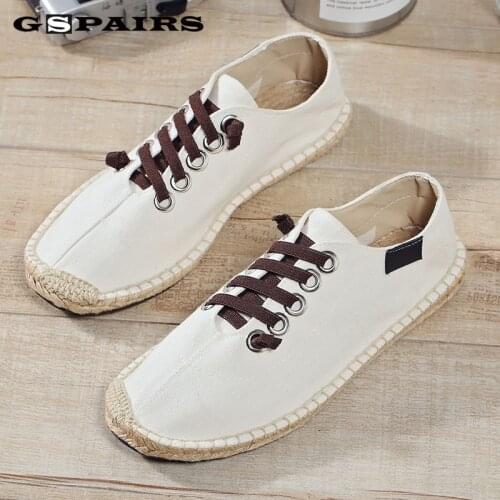 2020 Canvas Shoes Men Flat Casual Footwear Breathable Hemp Lazy Shoes Cool Young Man Shoes Cloth Footwear Black Blue