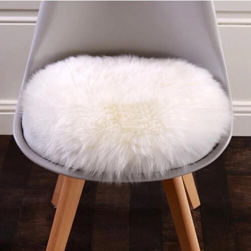 30 * 30cm Winter Soft Artificial Sheepskin Carpet Cushion Cover Bedroom Artificial Blanket Warm Carpet Seat Fur Floor Mat