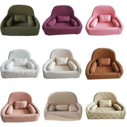 4 Pcs/Set Newborn Photography Props Baby Posing Sofa Pillow Infant Photo Shooting Chair Decoration Fotografia Accessory