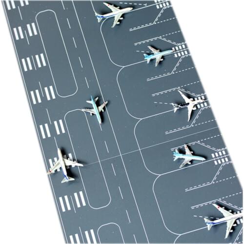 50*59cm 1/400 Aircraft Runway Apron Custom Passenger Aircraft Civil Aviation Civil Airport Scene Sand Table Model Decoration