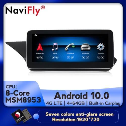 Android 10 8Core 4+64G Car radio Auto Player GPS Navigation For Mercedes Benz E Class W212 2009 2010 2011 2012 2013 2014 2015