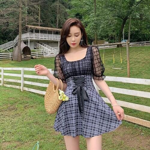 Whole Women Swimwear Plavky Bikini Set Swimsuit 2021 Large Sizes New Print Polyester Sierra Surfer Bathers Push Up Surf Wear