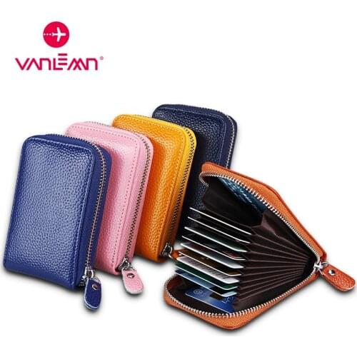 Credit Card Holder Women Business ID Card Holder Ladies Card Wallet Holders Womens Zipper Coin Purse Female Wallets CardHolder