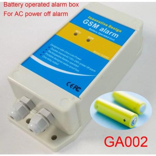 GSM Alarm box (Battery operated GSM alarm box) for AC110V power failure alarm