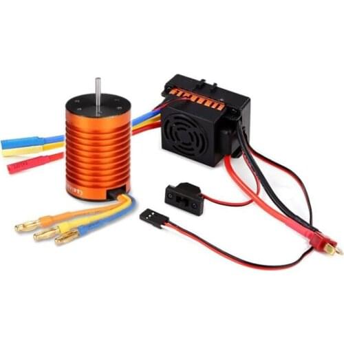 HSP Unlimited Remote Control Car Piece 9T 4370KV Brushless Electric Machine 60A Brushless ESC Set HPI Tram Fittings