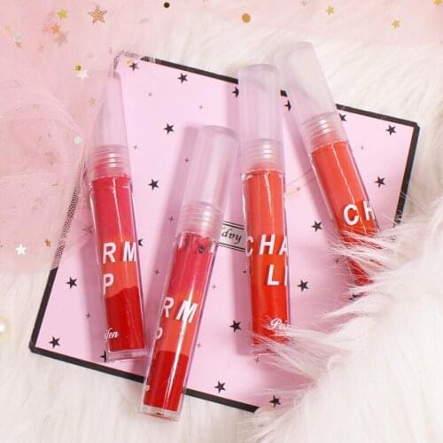 Superimposed Cream Lip Glaze 3 Colors Plain White Moisturizing Lipstick Waterproof Long Lasting Lip Makeup Cosmetics BeautyTSLM1