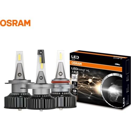 OSRAM LED H1 H4 H7 H8 H11 H16 9012 9003 9005 9006 HB2 HB3 HB4 H1R2 HYZ LEDriving 6000K White LED Car Headlight +140% Bright, 2X