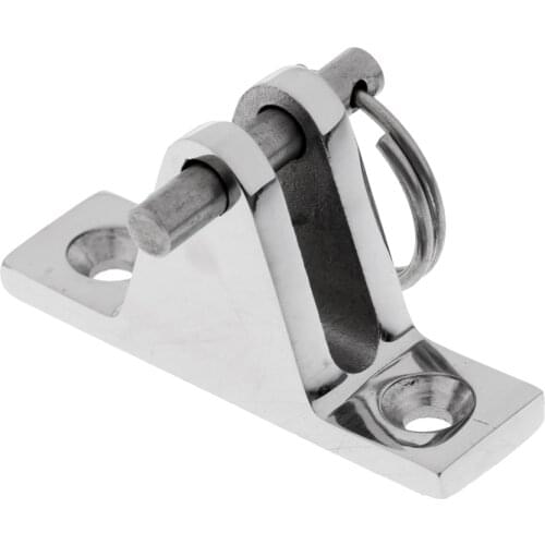 Boat Bimini Top Deck Hinge with Quick Release Pin Marine 316 Stainless Steel