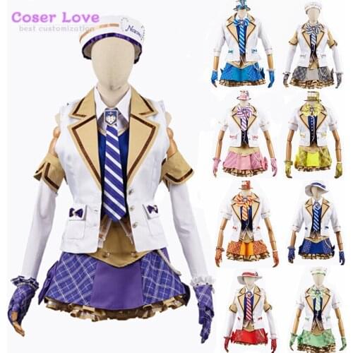 Lovelive Nozomi Eri Kotori Nico Rin Honoka Sonoda Umi Nishikino Maki Koizumi Hanayo Cosplay Costume Halloween Christmas Costume