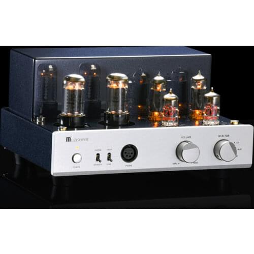 MUZISHARE X3T 5AR4*2 dual Rectifier Circuit Integrated Vacuum Tube Amplifier EL84*2 Pure Class A Single-ended Power Amp