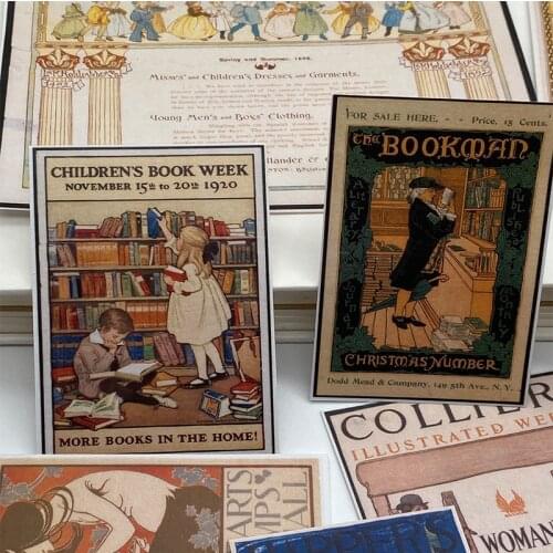 New vintage stickers creative hand-painted series DIY scrapbooking album journal project making happy plan decorative stickers