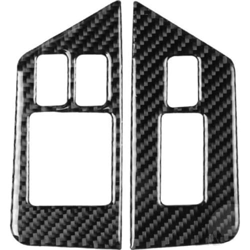 Fit For Nissan R35 GTR Carbon Fiber Window Lifting Demister Button Car Interior Modification Parts