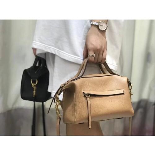 Simple Soft Leather Women Hand Bags For Casual Ladies Shoulder Cross Body
