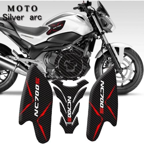 For HONDA NC700S NC700 2010-2013 Protector Anti slip Tank Pad Sticker Gas Knee Grip Traction Side 3M Decal