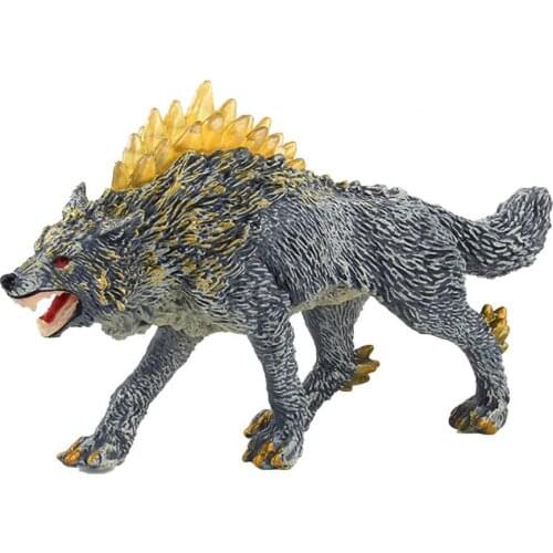 Snow Wolf Model Sturdy Tasteless Plastic Forest Animal Mold Boy Birthday Gifts Home Decoration Tabletop Ornaments Toys