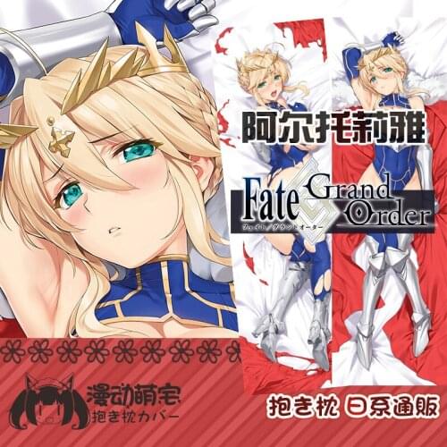 Fate/Grand Order Altria Pendragon Anime Girl Dakimakura Hugging Body Pillow Case Otaku Pillow Cushion Cover Collection Gifts