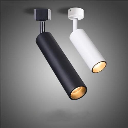 Track Light Ceiling Light Spotlight Led Surface Mount Catering Restaurant 220v 3W7W12W Anti-glare Long Tube KTV Family Store