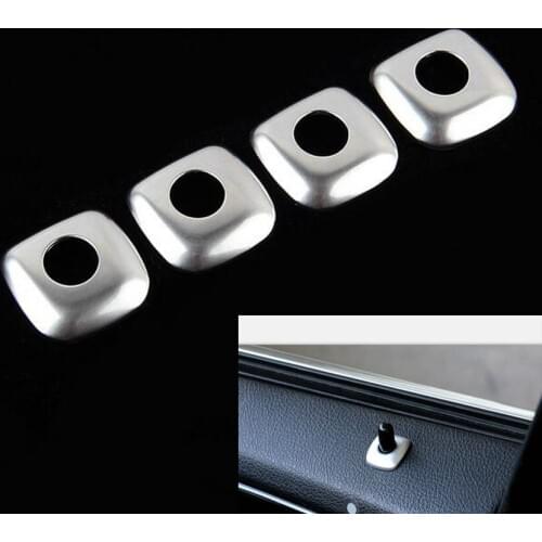 YAQUICKA For BMW 5 Series F10 520 528 535 2011-2014 Car Door Lock Pins Pin Decoration Cover Trim Sticker Styling Car-covers 4pcs
