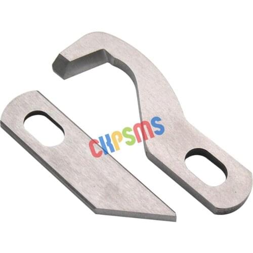 1SET#KP-19103 Overlock Blade Knife Upper & Lower Set Compatible with Singer S14-78 Pfaff Eleme