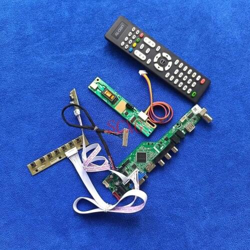 1CCFL 30-Pin LVDS 1440*900 USB VGA AV HDMI-compatible LCD matrix controller card Fit HSD170PGW1/LTN170BT08/LTN170BT09 Kit Analog