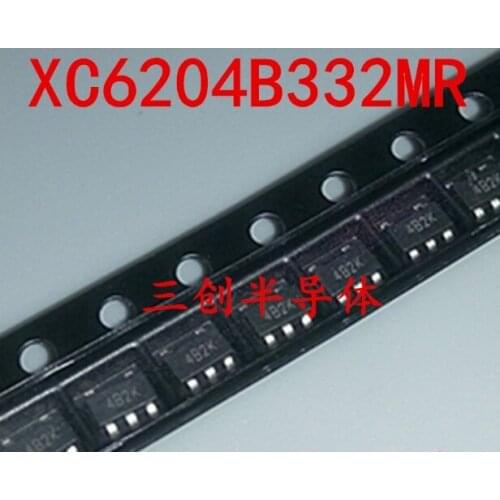 100PCS~500PCS/LOT XC6204B332MR 4B2 SOT23-5 New original