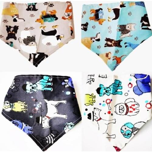 60pcs/lot Special Custom Made Pet Puppy cat Dog bandanas Collar scarf tie handkercheif Y701