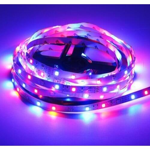 60Led/180Led/300Led/600Led Strip Lights SMD 2835 RGB Color Changing Kit With Flexible Strip Light 44 Key IR Remote Control