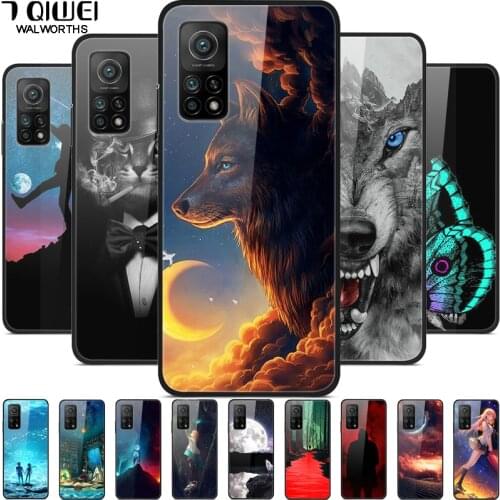 For Xiaomi Mi 10T Case Tempered Glass Hard Phone Cover For Xiaomi Mi 10T Pro Case Mi10T 10 T 10TPro Luxury Fundas Shockproof