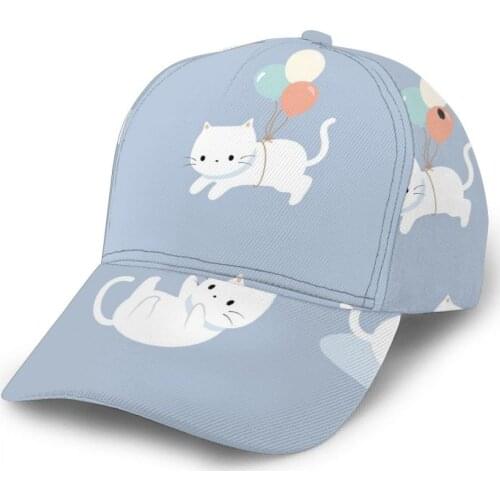 CINESSD Lovely Cat Baseball Cap Fashion Men Hat Cap Summer Dad Hat Male Sports Hat