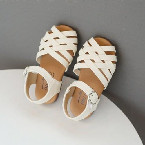 Childrens Baotou Sandals For Kids Little Baby Girls Soft Bottom Korean Version Hollow Small Sandals Princess Shoes Shoe New