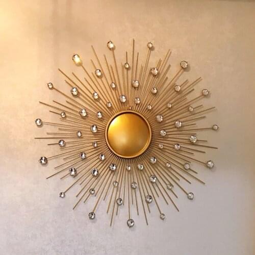 European Style Iron Wall Hanging Creative Home Stereo Wall Decoration