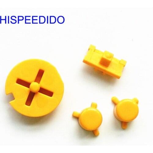 HISPEEDIDO 100sets/lot Multi color A B Buttons Keypads for Gameboy Pocket GBP On Off Power Buttons for GBP D Pads Power Buttons