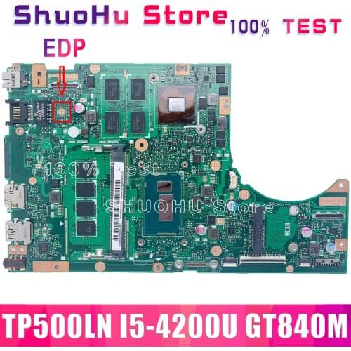 KEFU For ASUS TP500LN TP500LA TP500L TP550LB Laptop Motherboard Tested 100% work original Mainboard I5-4210U/4200U 4G RAM GT840M
