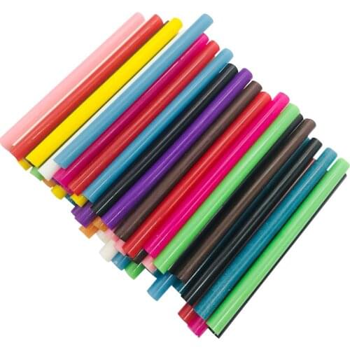 Mix Colorful 7x100MM Hot Melt Glue Sticks 7MM For Electric Glue Gun Craft DIY Hand Repair Accessories Adhesive Sealing Wax Stick