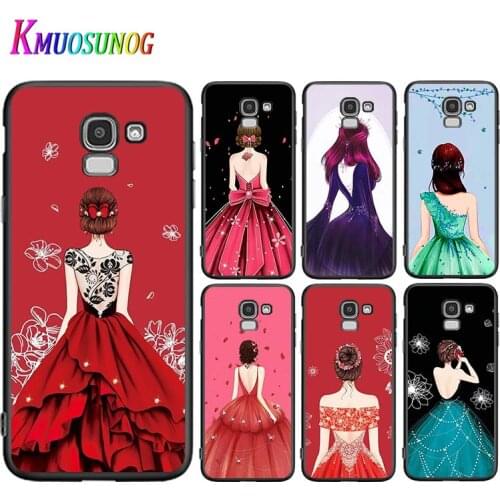 Beautys Headdress For Samsung Galaxy J2 J3 J4 Core J5 J6 J7 J8 Prime duo Plus 2018 2017 2016 Silicone Phone Case