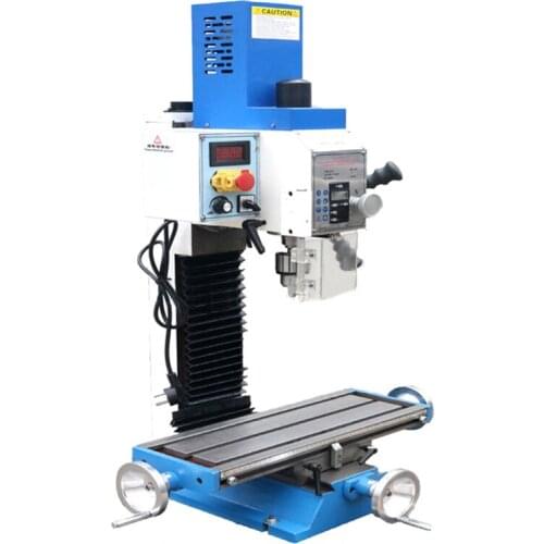 1000W Digital Display Metal Bench Drill MT3 Industrial Milling Machine Mini Vertical Drilling And Milling Machine 220V/110V